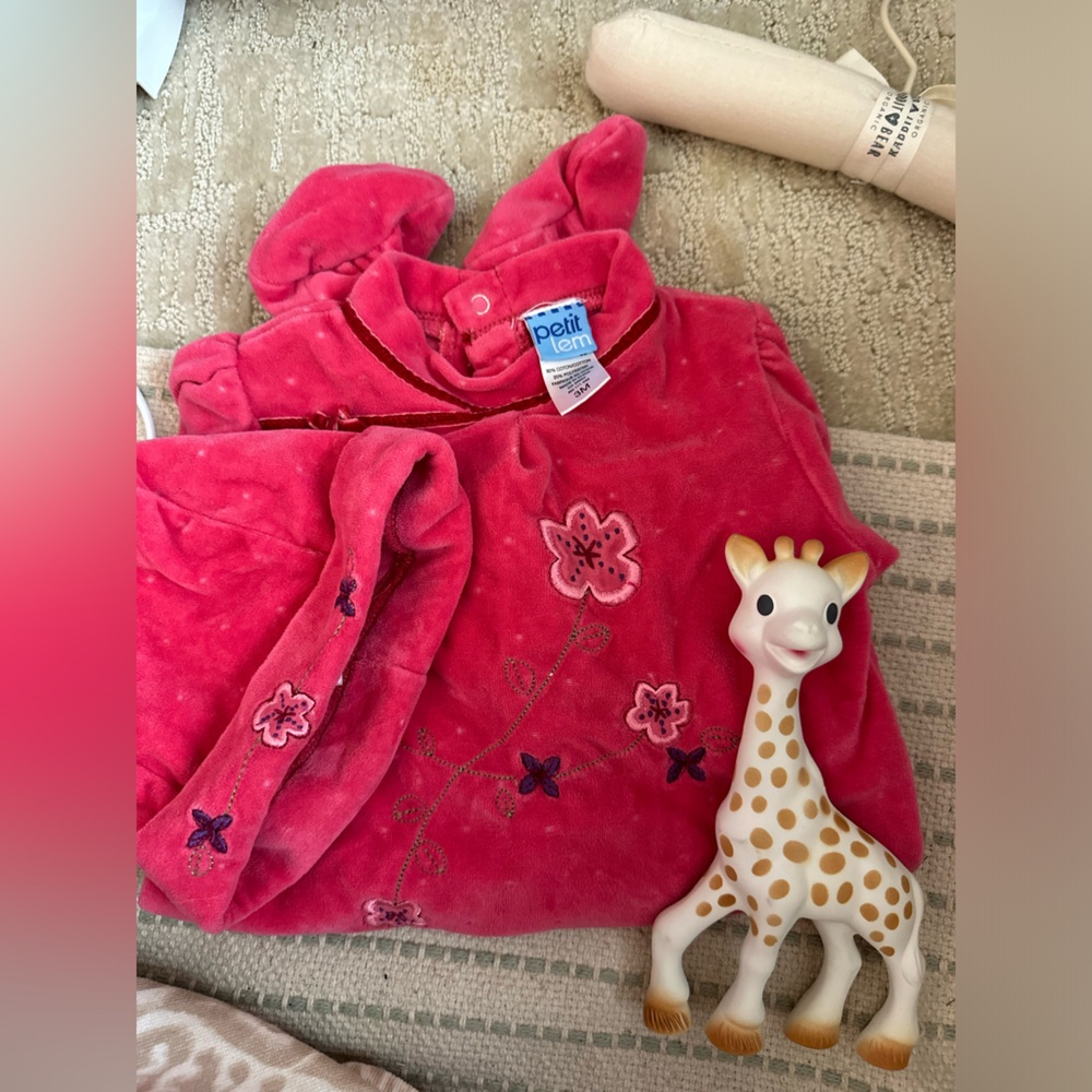Vintage Petit Lem Red Floral
